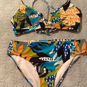 Vibrant Multicolor Bikini Set